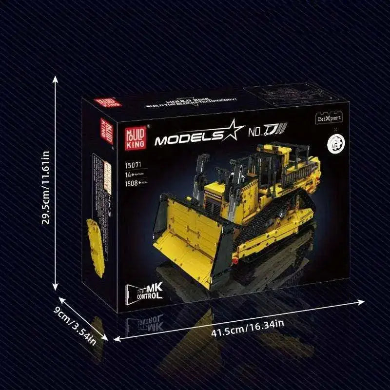 1508pcs Yellow construction dozer