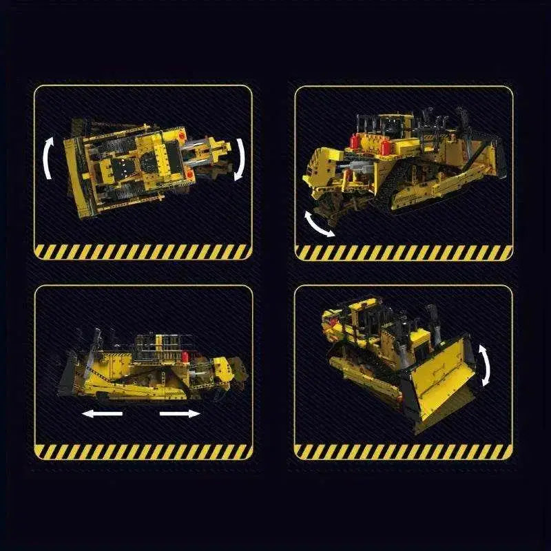 1508pcs Yellow construction dozer