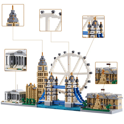 Build Your Own London Bridge - 3430pcs Architectural Model Kit for Adults - Perfect Gift for Any Occasion!