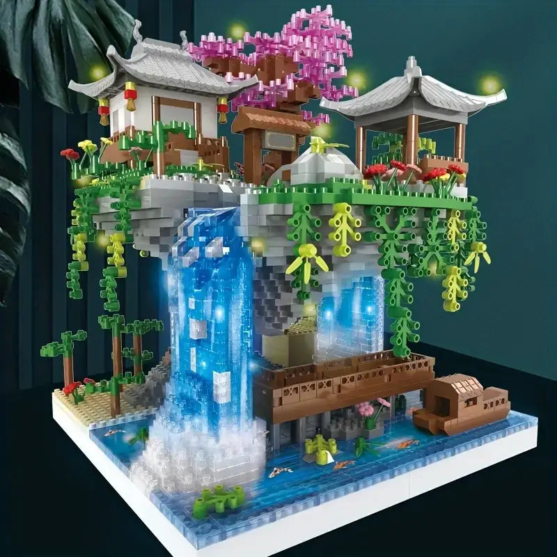 China town building blocks for kids and family