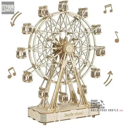 232pcs Robotime DIY Rotatable Ferris Wheel - BuildYourCastle