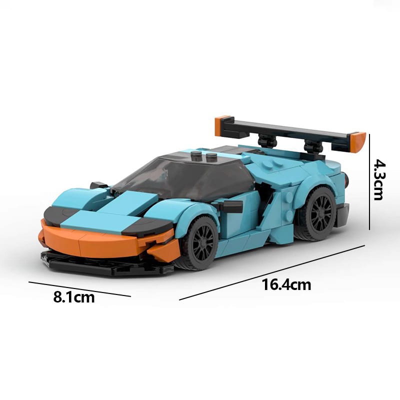 MOC MINI Cars Building Blocks Set MOC Domestic Building Blocks Car Model Assembly Sports Car Racing GT 8 Toy Gift