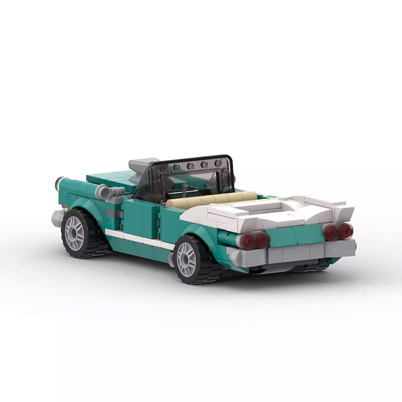 MOC MINI Cars Building Blocks Set MOC Small Particles Diy Assembling Building Blocks Toy Classic Car City Classic Car