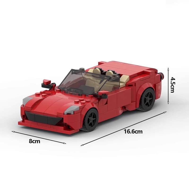 MOC MINI Cars Building Blocks Set Compatible With MOC Building Blocks Diy Assembly Sports Car Model Speed Series