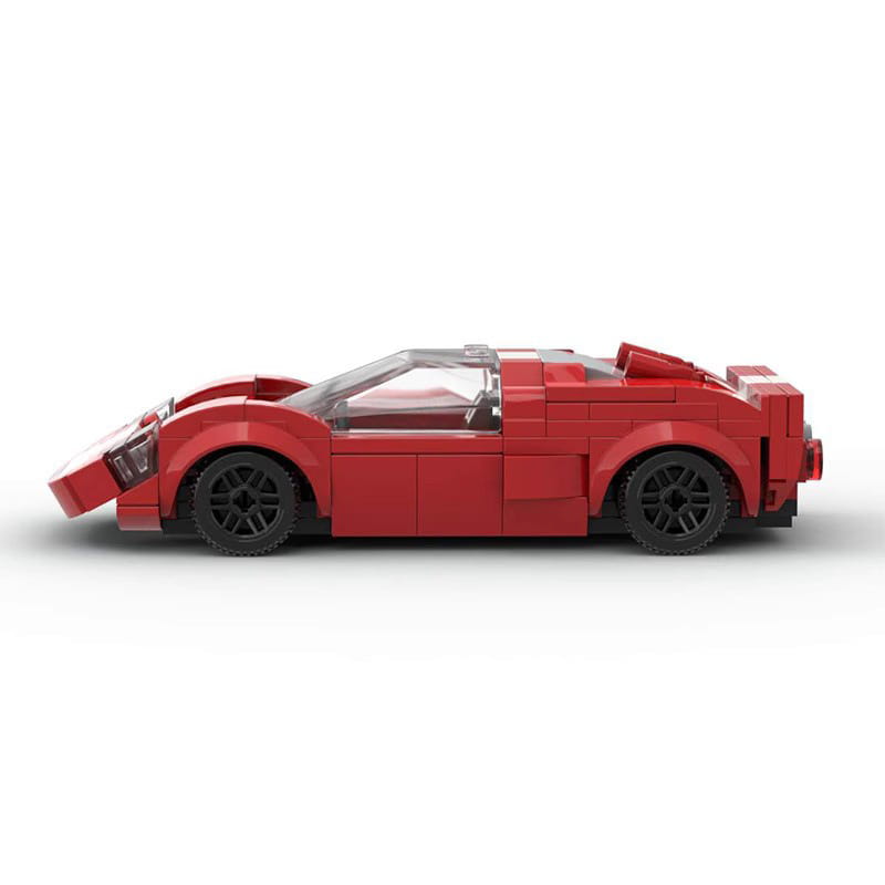 MOC MINI Cars Building Blocks Set MOC-103233 GT40 Mk1 Toy Boy Racing Car Building Block Set Car Model