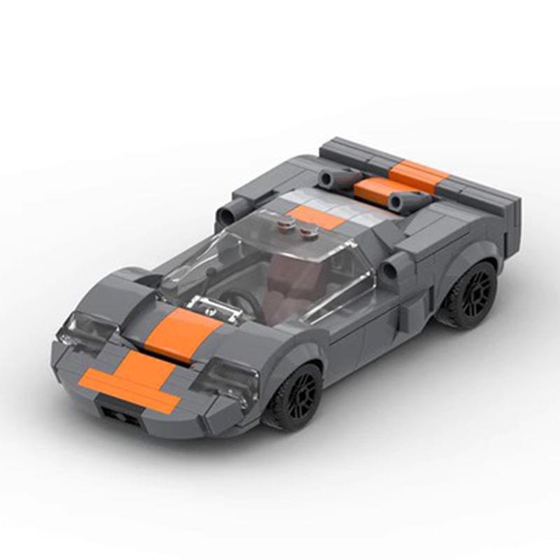 MOC MINI Cars Building Blocks Set MOC-103233 GT40 Mk1 Toy Boy Racing Car Building Block Set Car Model