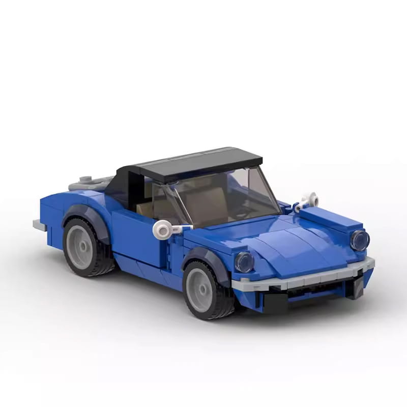 MOC MINI Cars Building Blocks Set Domestic Building Blocks MOC-132058 Convertible Car Assembled Speed8 Grid