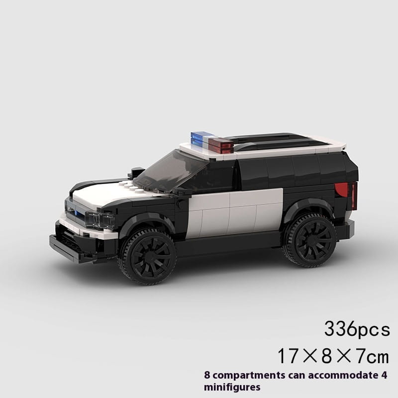 MOC MINI Cars Building Blocks Set Small Particle SUV City Explorer Police Car Moc Educational Education Assembled