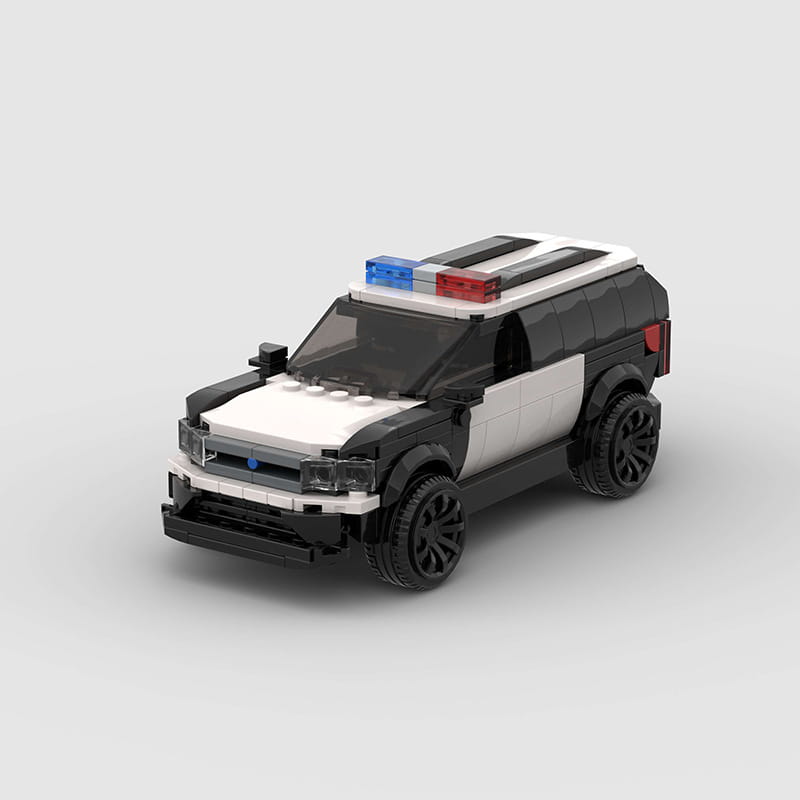 MOC MINI Cars Building Blocks Set Small Particle SUV City Explorer Police Car Moc Educational Education Assembled