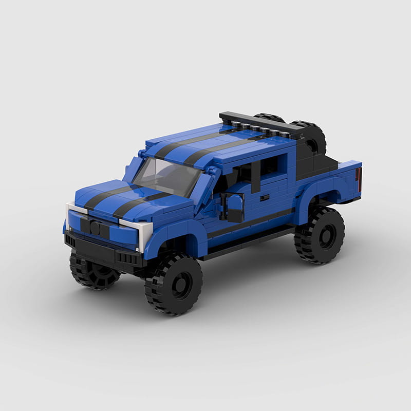 MOC MINI Cars Building Blocks Set Off-road Car Pickup Truck MOC Small Particle Building Blocks