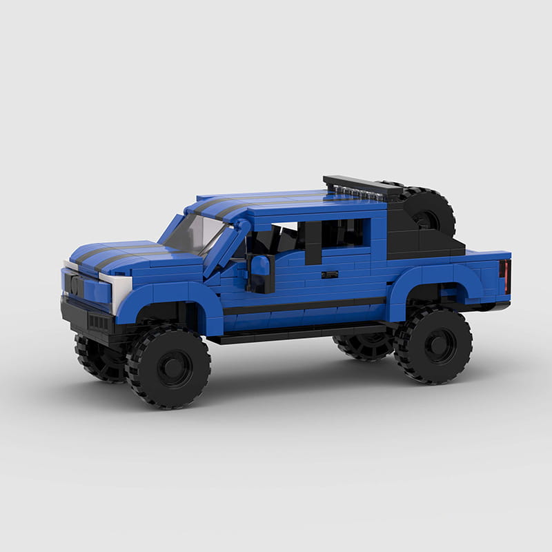 MOC MINI Cars Building Blocks Set Off-road Car Pickup Truck MOC Small Particle Building Blocks