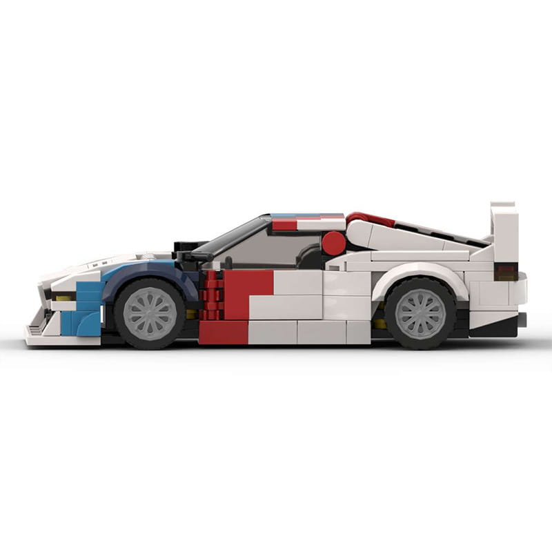 MOC MINI Cars Building Blocks Set MOC Building Blocks Speed Series M1 Procar Sports Car Toys