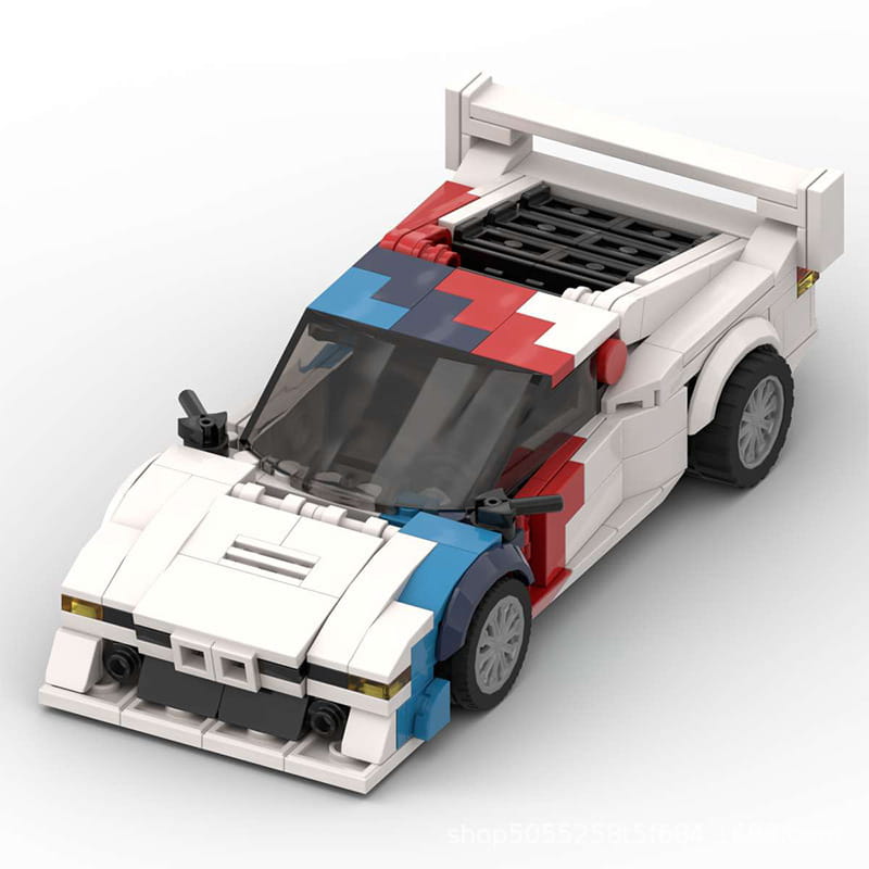 MOC MINI Cars Building Blocks Set MOC Building Blocks Speed Series M1 Procar Sports Car Toys