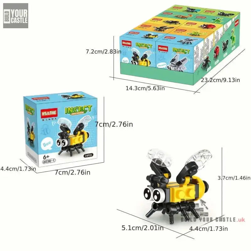 27pcs TEN boxes Insect kingdom animal blocks toy - BuildYourCastle