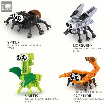 27pcs TEN boxes Insect kingdom animal blocks toy - BuildYourCastle