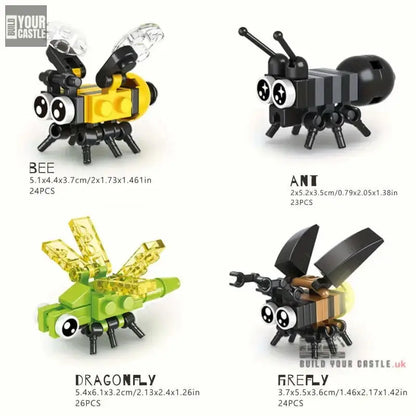 27pcs TEN boxes Insect kingdom animal blocks toy - BuildYourCastle