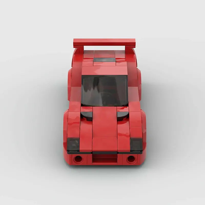 MOC MINI Cars Building Blocks Set Speed Champions New City Technique Racing Car Old Classic Sport Building Brick Super