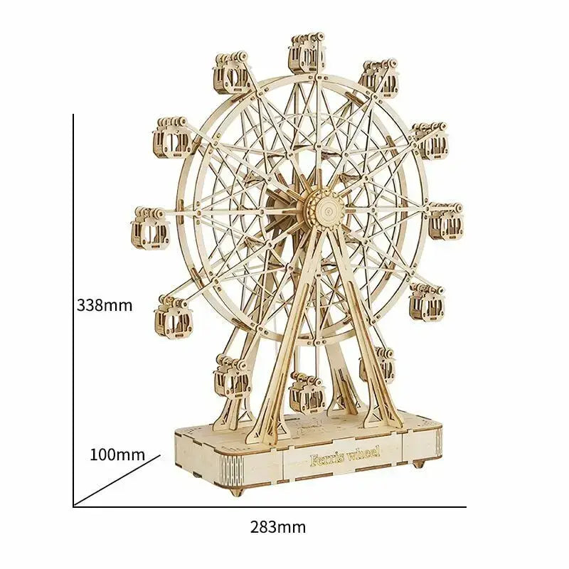 232pcs Robotime DIY Rotatable Ferris Wheel