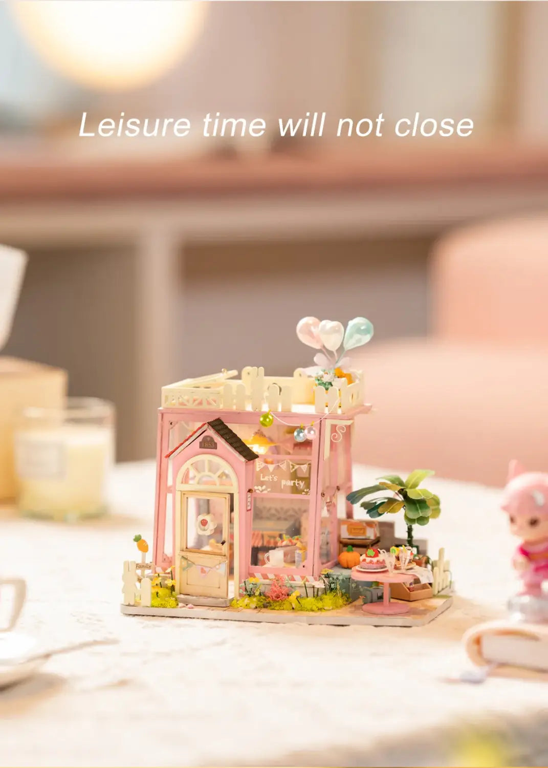 Robotime Rolife DIY Dollhouse Leisure Time Series