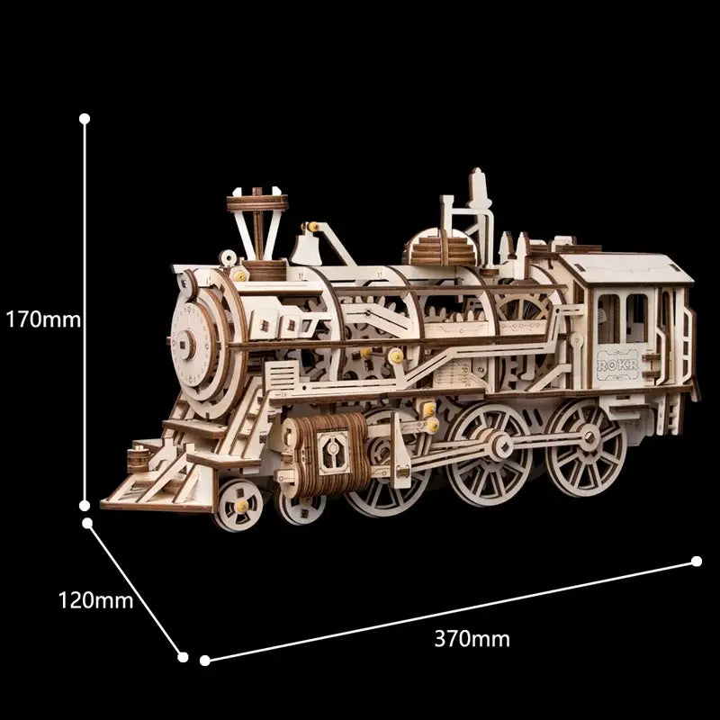 Robotime 4 Kinds Wooden Model Building Block - 170pcs