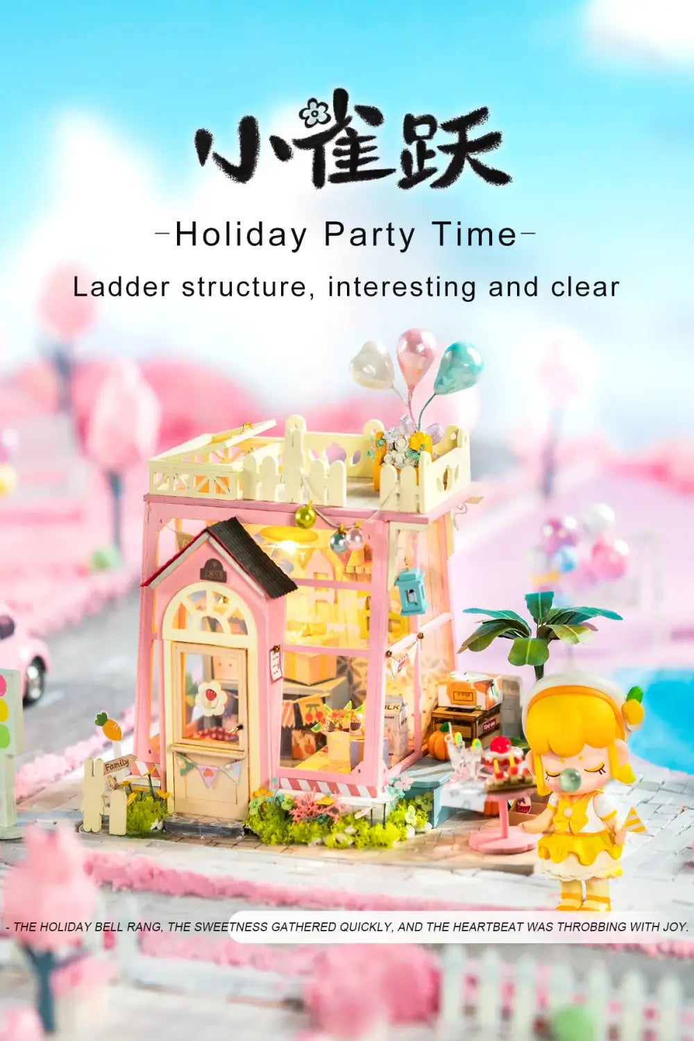 Robotime Rolife DIY Dollhouse Leisure Time Series