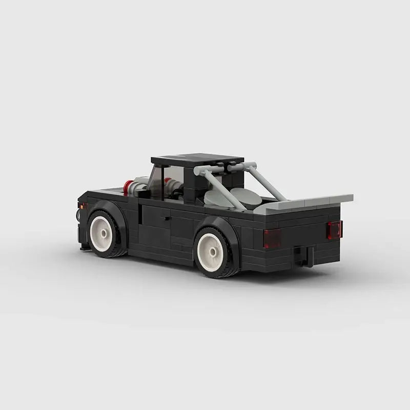 MOC MINI Cars Building Blocks Set Speed Champions New City Technique Racing Car Old Classic Sport Building Brick Super