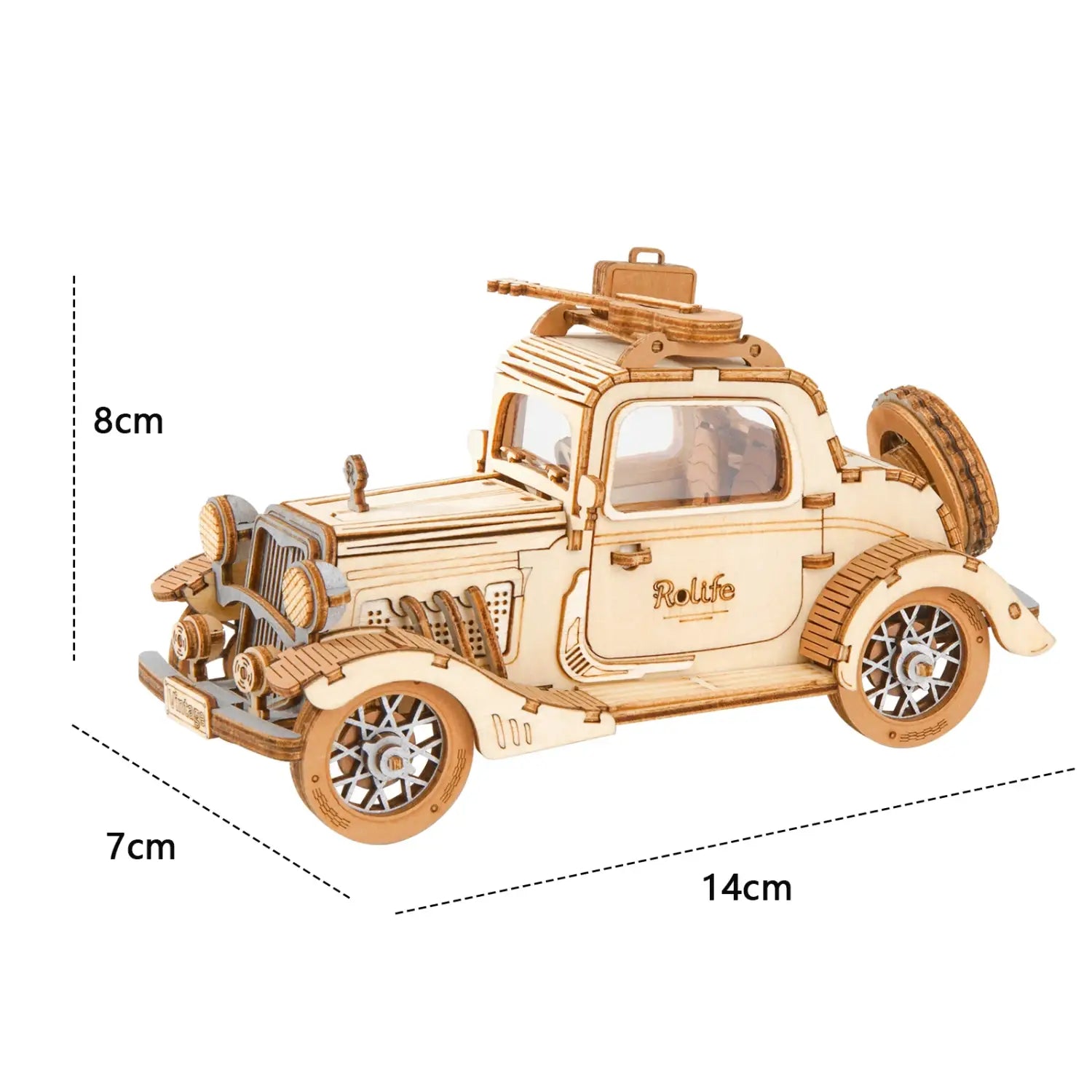 Robotime 3 Kinds DIY 3D Transportation Wooden Model