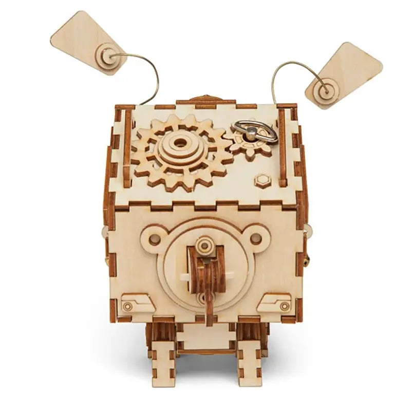 Robotime ROKR Robot Steampunk Music Box 3D