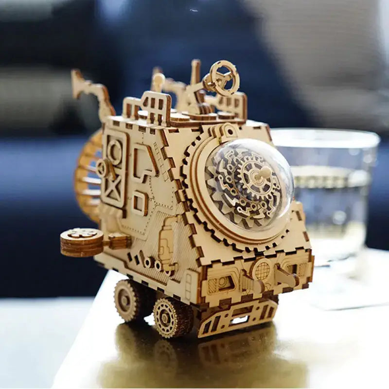 Robotime ROKR Robot Steampunk Music Box 3D