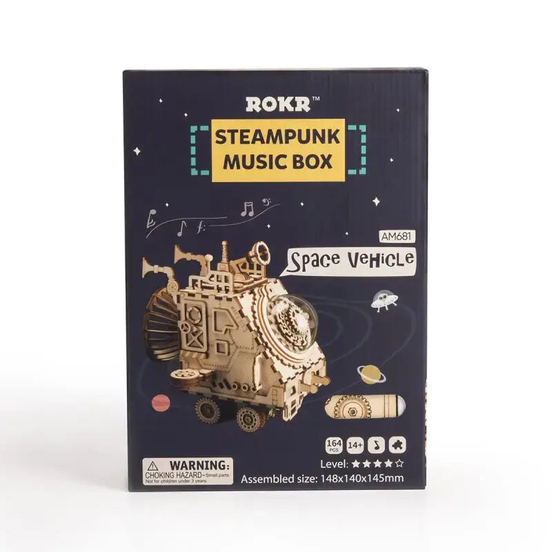 Robotime ROKR Robot Steampunk Music Box 3D