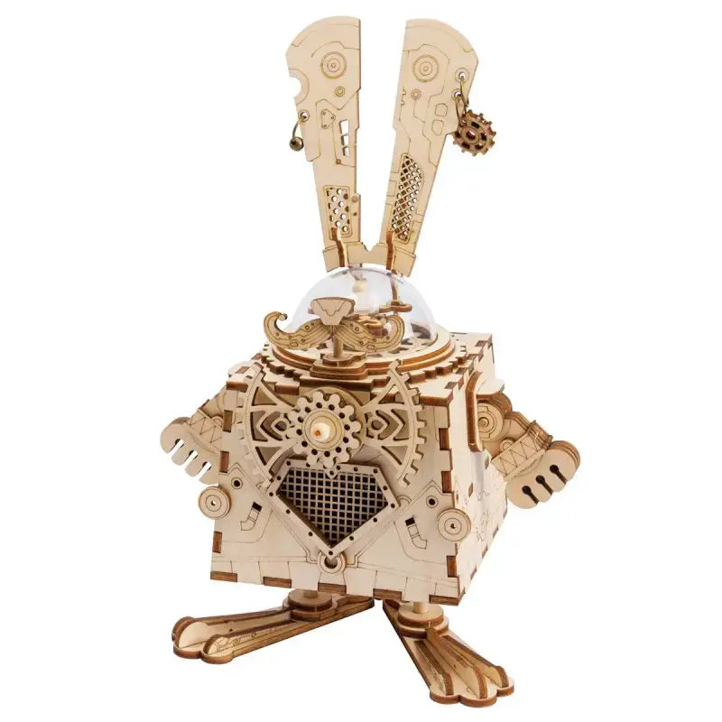 Robotime ROKR Robot Steampunk Music Box 3D