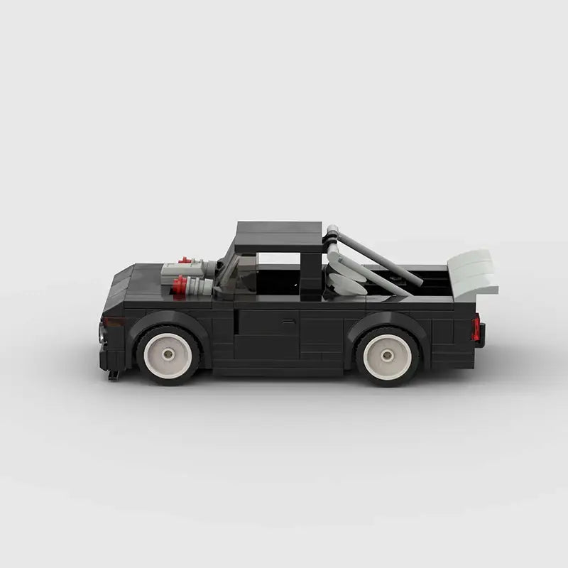 MOC MINI Cars Building Blocks Set Speed Champions New City Technique Racing Car Old Classic Sport Building Brick Super