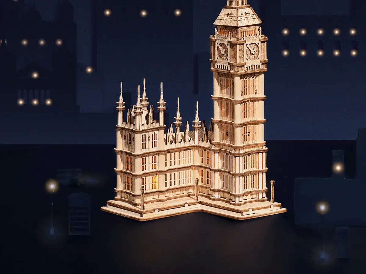 Robotime Rolife DIY 3D Tower Bridge Big Ben Famous Building