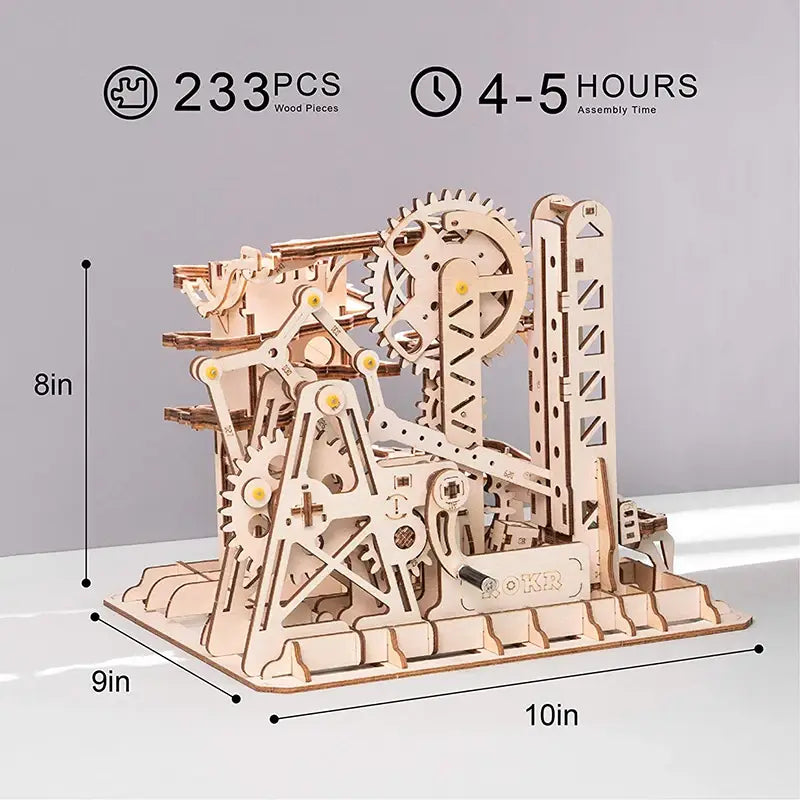 254pcs Robotime ROKR Blocks Marble Race Run Maze Balls Track