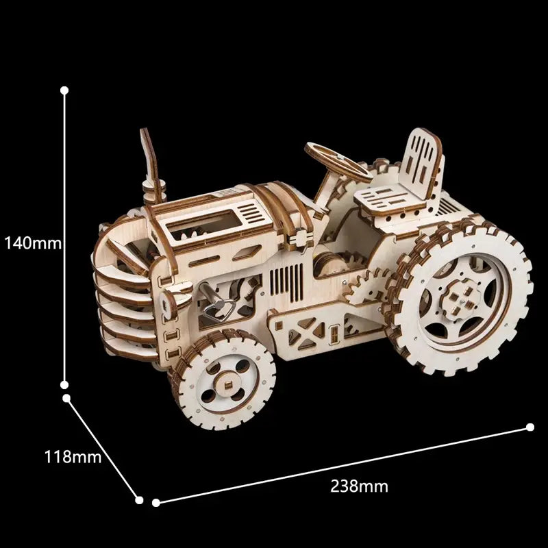 Robotime 4 Kinds Wooden Model Building Block - 170pcs