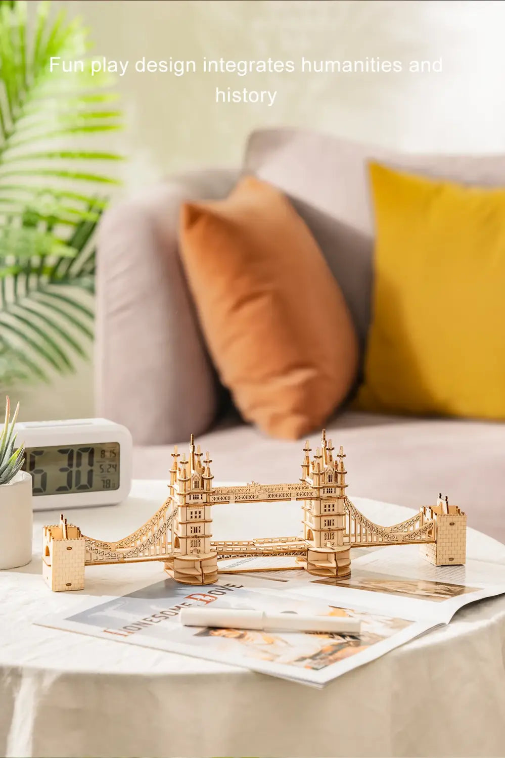 333 PCS Robotime Rolife DIY 3D Tower Bridge Big Ben Famous Building