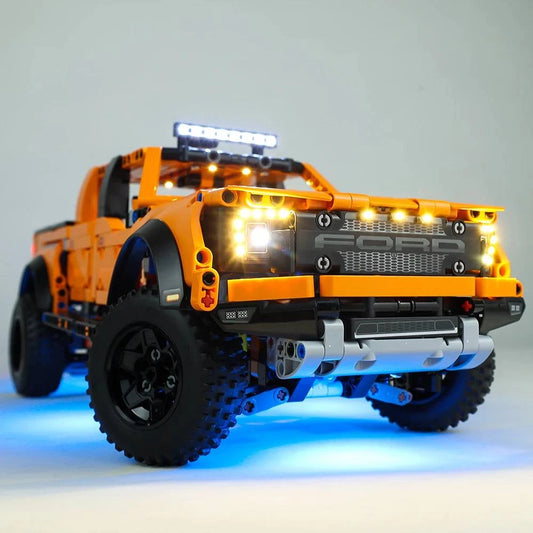 MOC Technical  accessories for Ford Raptor F-150 Pickup - LED Light Kit