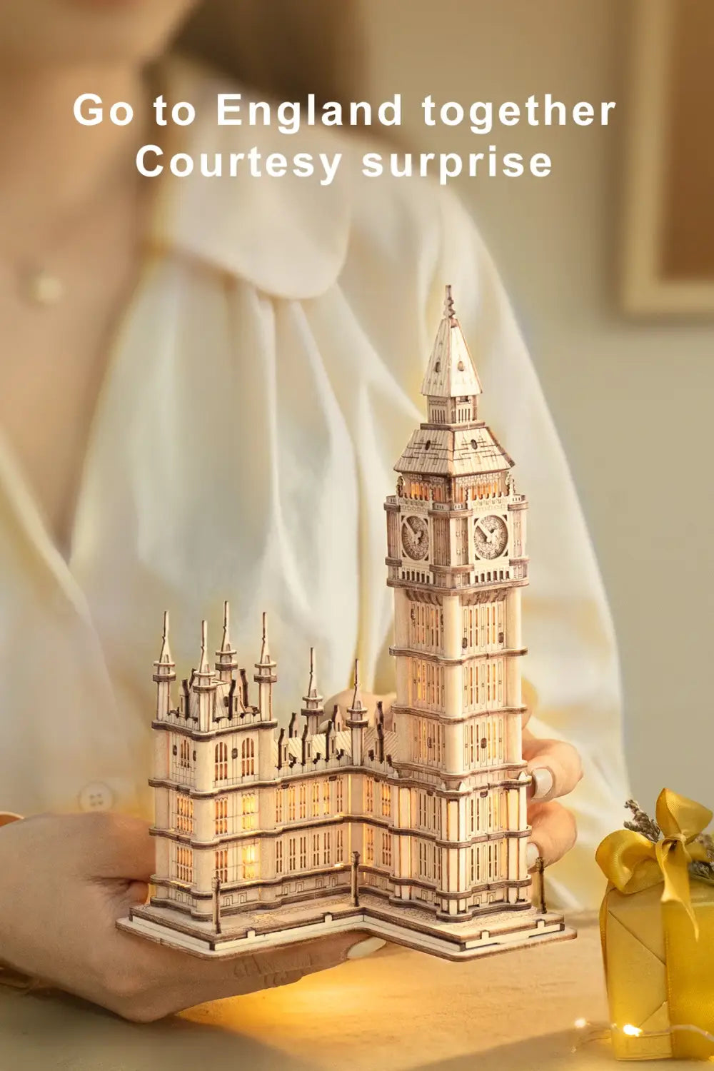 Robotime Rolife DIY 3D Tower Bridge Big Ben Famous Building