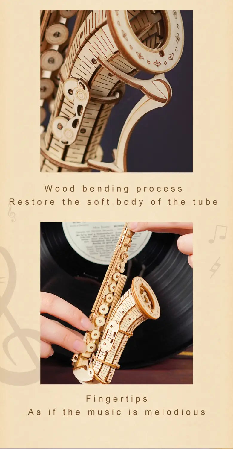 Robotime 3D Musical Instrument Wooden Puzzle