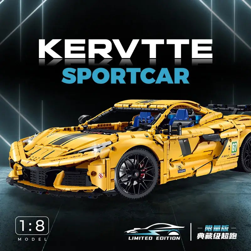 MOC 10622 Corvette C4 building set