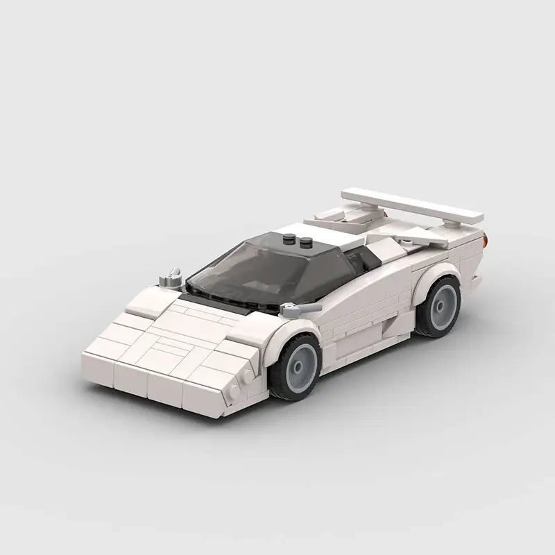 MOC MINI Cars Building Blocks Set Speed Champion City Car Vehicle Racer Building Blocks Brick Racing Super Technique