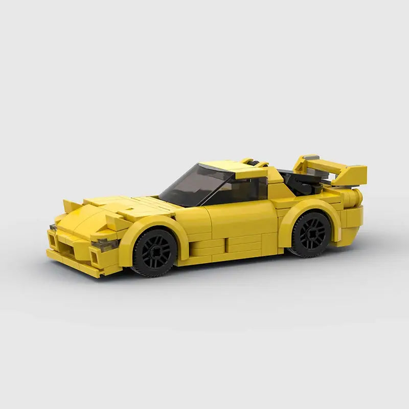 MOC MINI Cars Building Blocks Set MOC RX-7 City Car Vehicle Speed Champion Racer Building Blocks Brick Racing Model