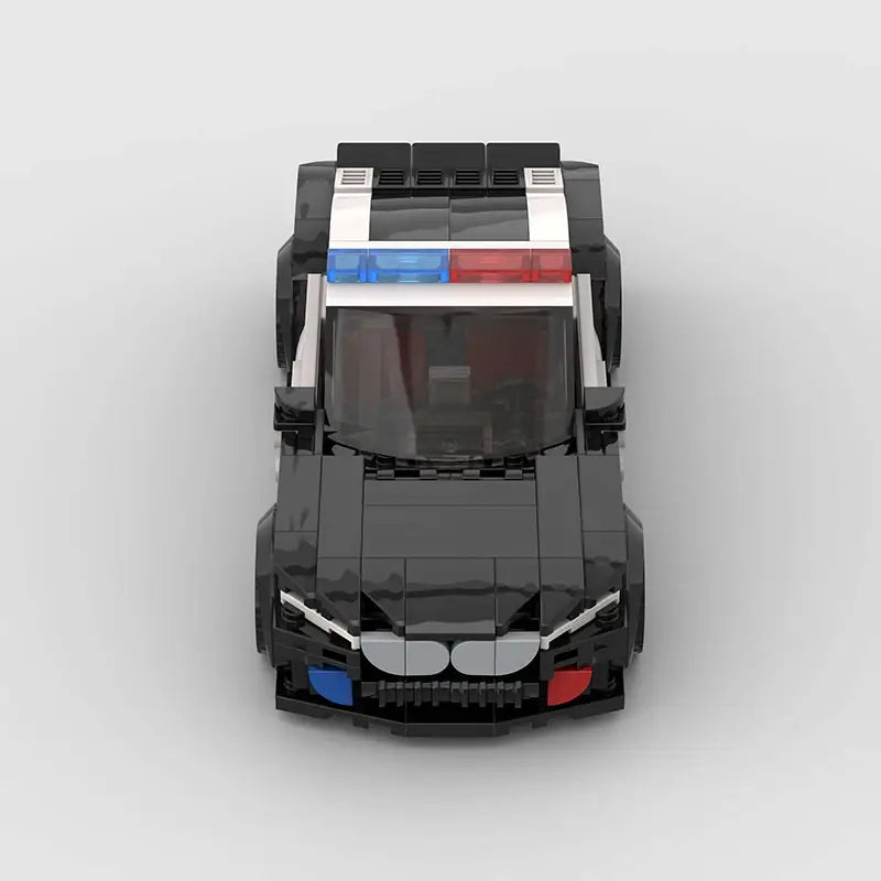 MOC MINI Cars Building Blocks Set MOC Police City Car Set M5 M8 PT Boat Model Building Blocks Defend City Rescue