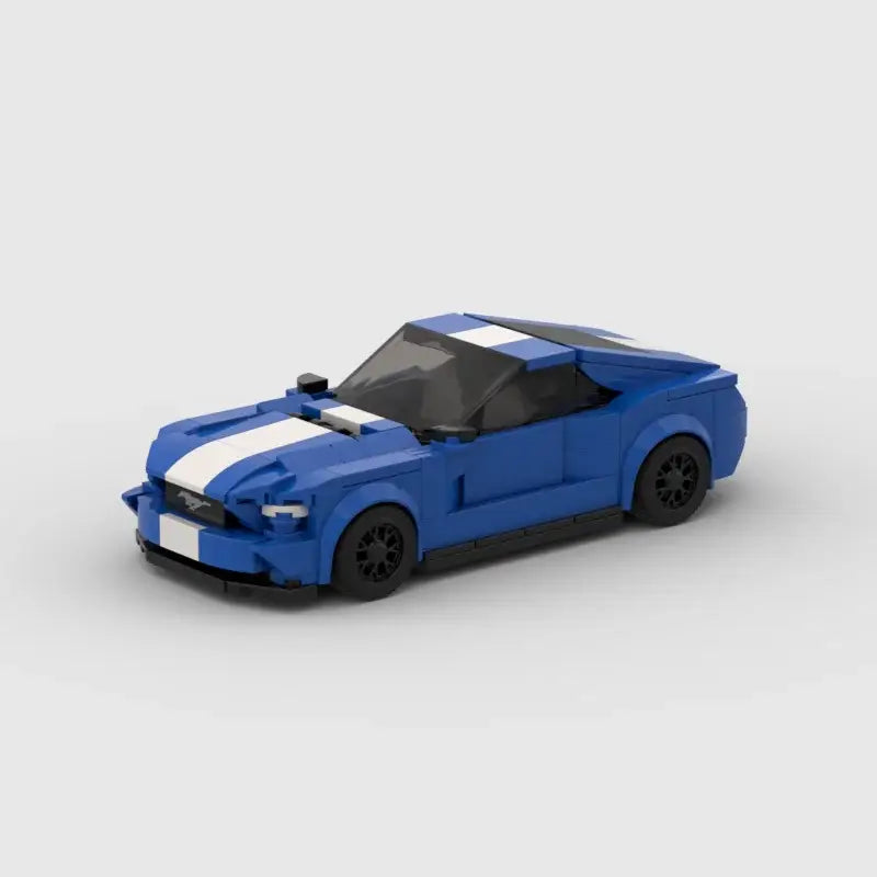 MOC MINI Cars Building Blocks Set MOC Ford Mustang Hoonicorn Car Speed Champion Racer FIT Brick Racing Super Building