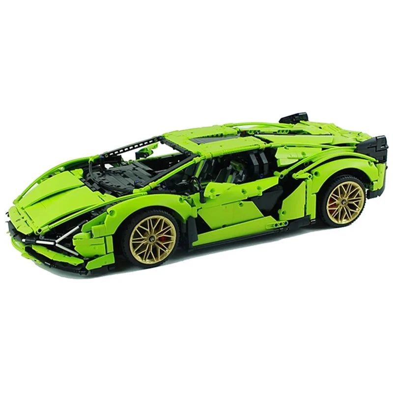 3696pcs MOC Technic Lamborghini Sian building set 42115