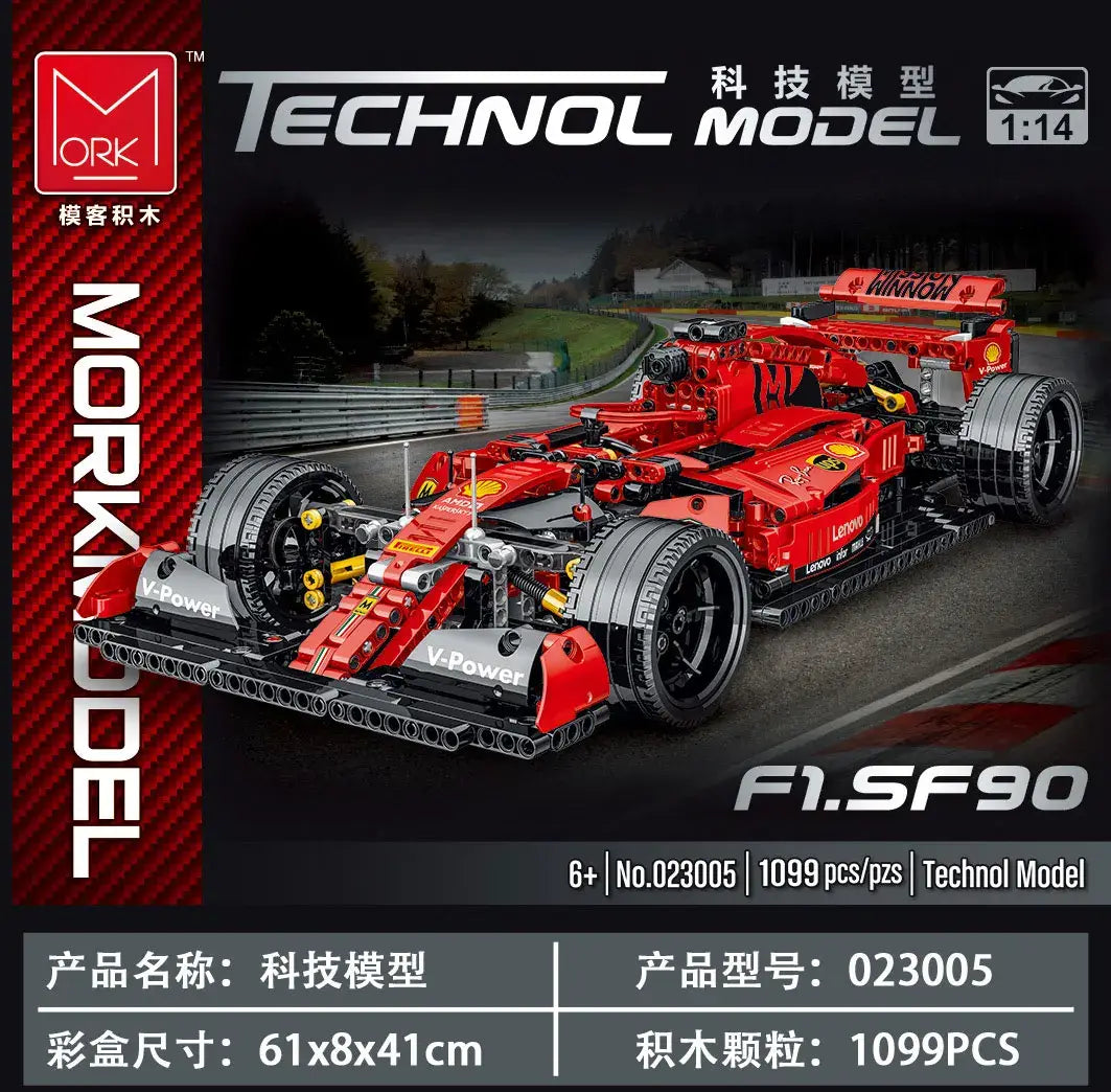 MOC Technic High-Tech Formula F1 - 1152pcs