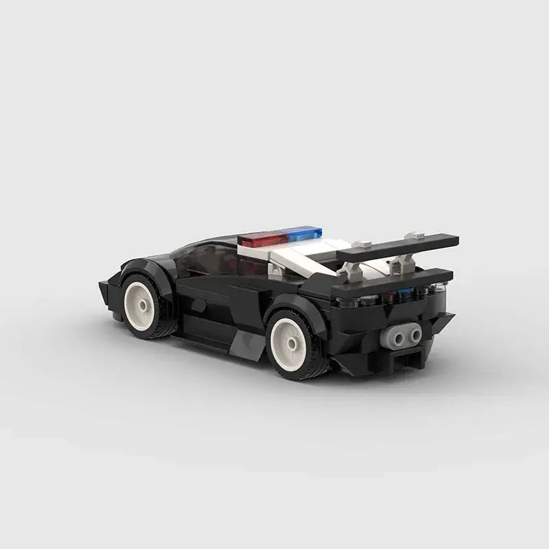 MOC MINI Cars Building Blocks Set MOC Police City Car Set M5 M8 PT Boat Model Building Blocks Defend City Rescue