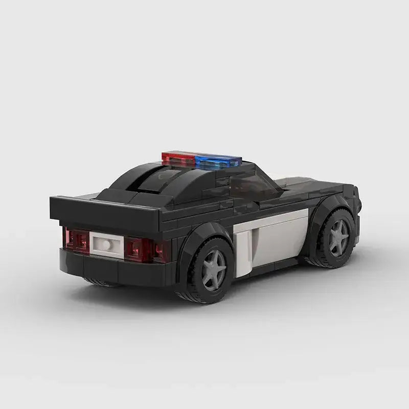 MOC MINI Cars Building Blocks Set MOC Police City Car Set M5 M8 PT Boat Model Building Blocks Defend City Rescue