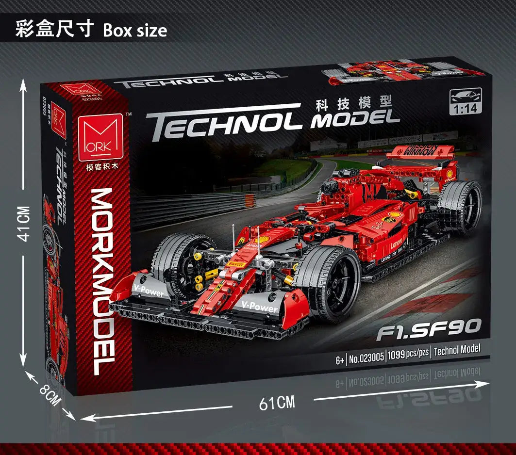 MOC Technic High-Tech Formula F1 - 1152pcs