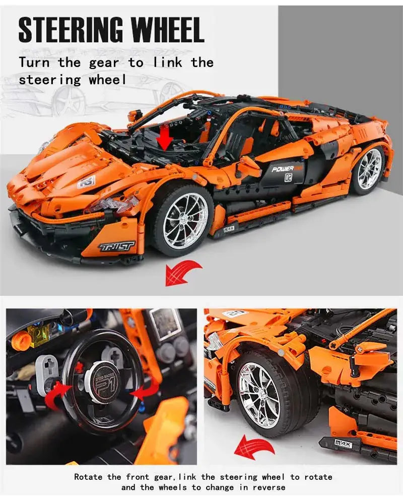 MOULD KING 13090 MOC Technic McLaren P1 car building set